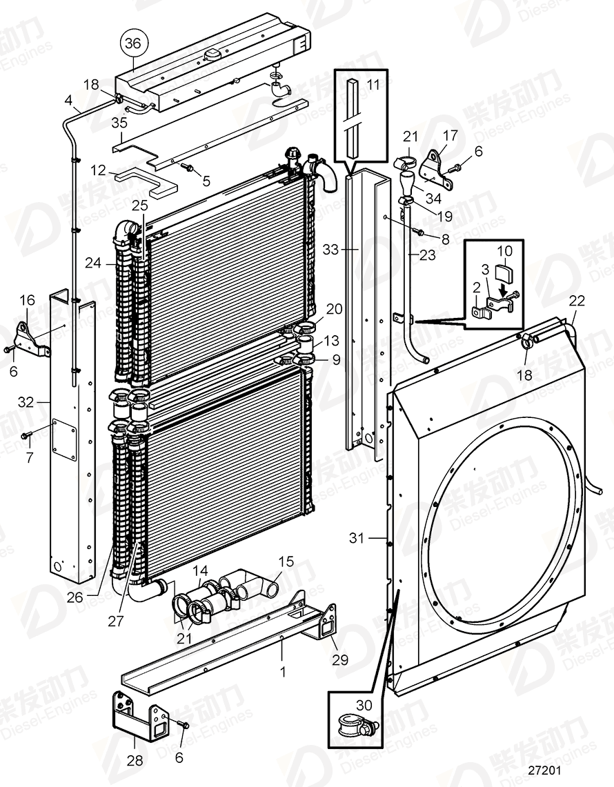 volvo penta Hose clamp 961672 Drawing volvo penta Hose clamp 961672 Drawing